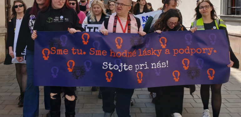 Dňa 5. 4. 2025 sa v Bratislave uskutočnil Pochod odvážnych na podporu obetí sexuálneho násilia. Jednou zo zastávok pochodu bola Konferencia biskupov Slovenska, kde mal prejav predseda ETHOSu Andrej Lúčny.